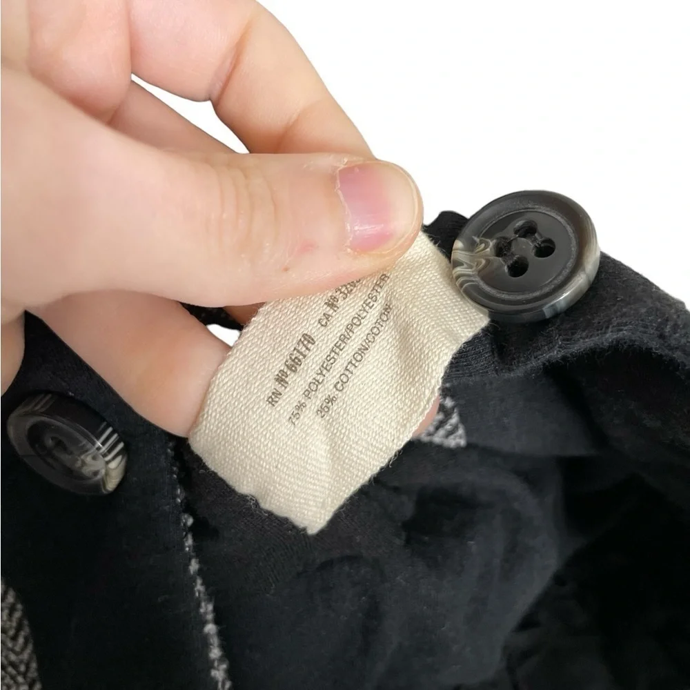 Anthropologie Daughters of the Liberation Black Gray Military Jacket 2